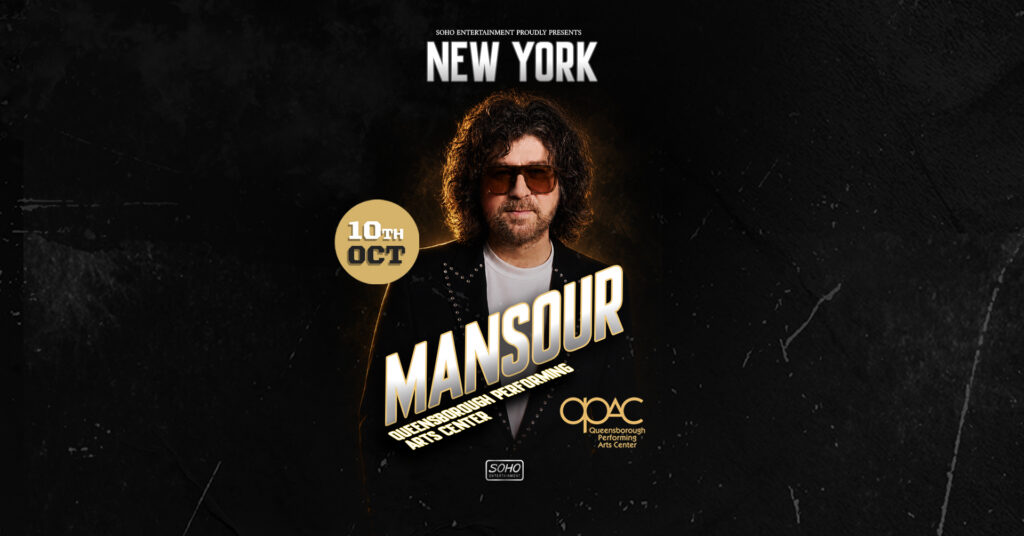 Mansour Live at Queensborough Performing Arts Center in New York City